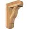 Ekena Millwork Funston Craftsman Rough Sawn Bracket w/ Offset Brace, Western Red Cedar, 8"W x 22"D x 30"H BKT0806X22X30FST04RWR - alternate 1